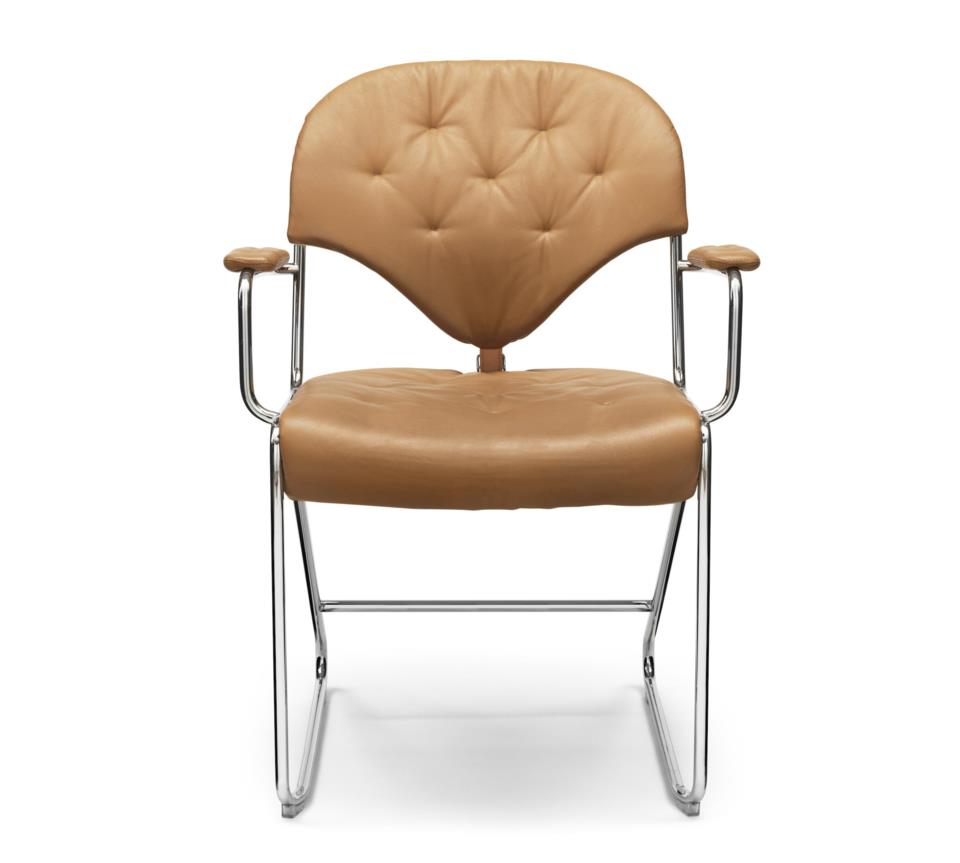 Sessel Sam Chrom Naturale Camel
