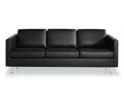 3-Sitzer „Johan“ Chrome Classic Soft 88